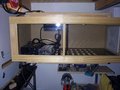 Computer shelf